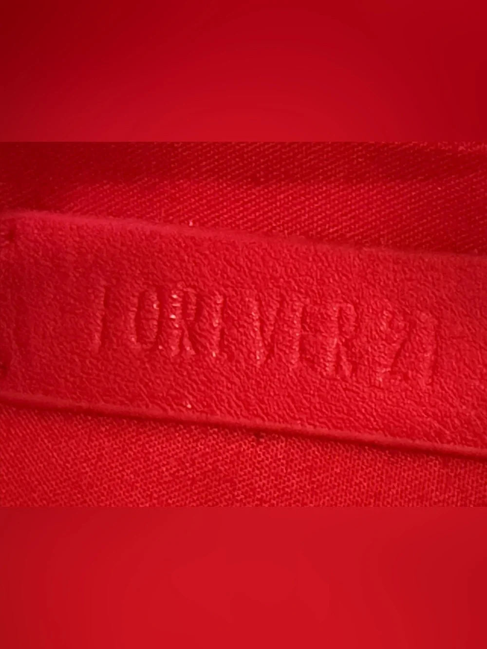 Forever 21 Kids Star Print Navy & White Fanny Pack with Red Strap